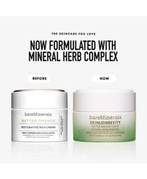 SEAL-bareMinerals SKINLONGEVITY Butter Drench Cream (Mineral Herb