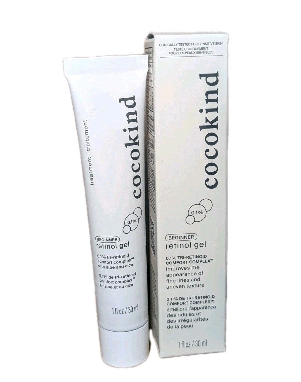 Cocokind Retinol Gel 0.1% for Fine Lines - 1 Fl Oz, New