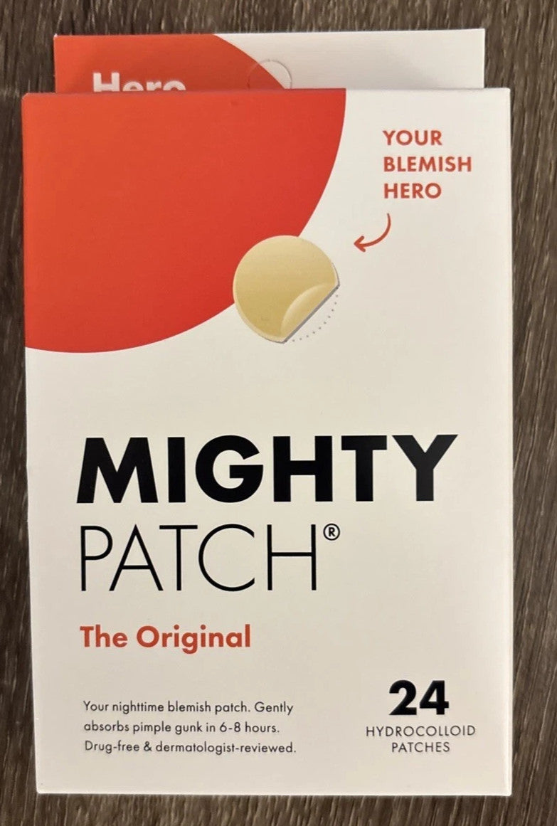 Acne Patches - Invisible Hydrocolloid Spot Treatment for Pimples, 24 Count