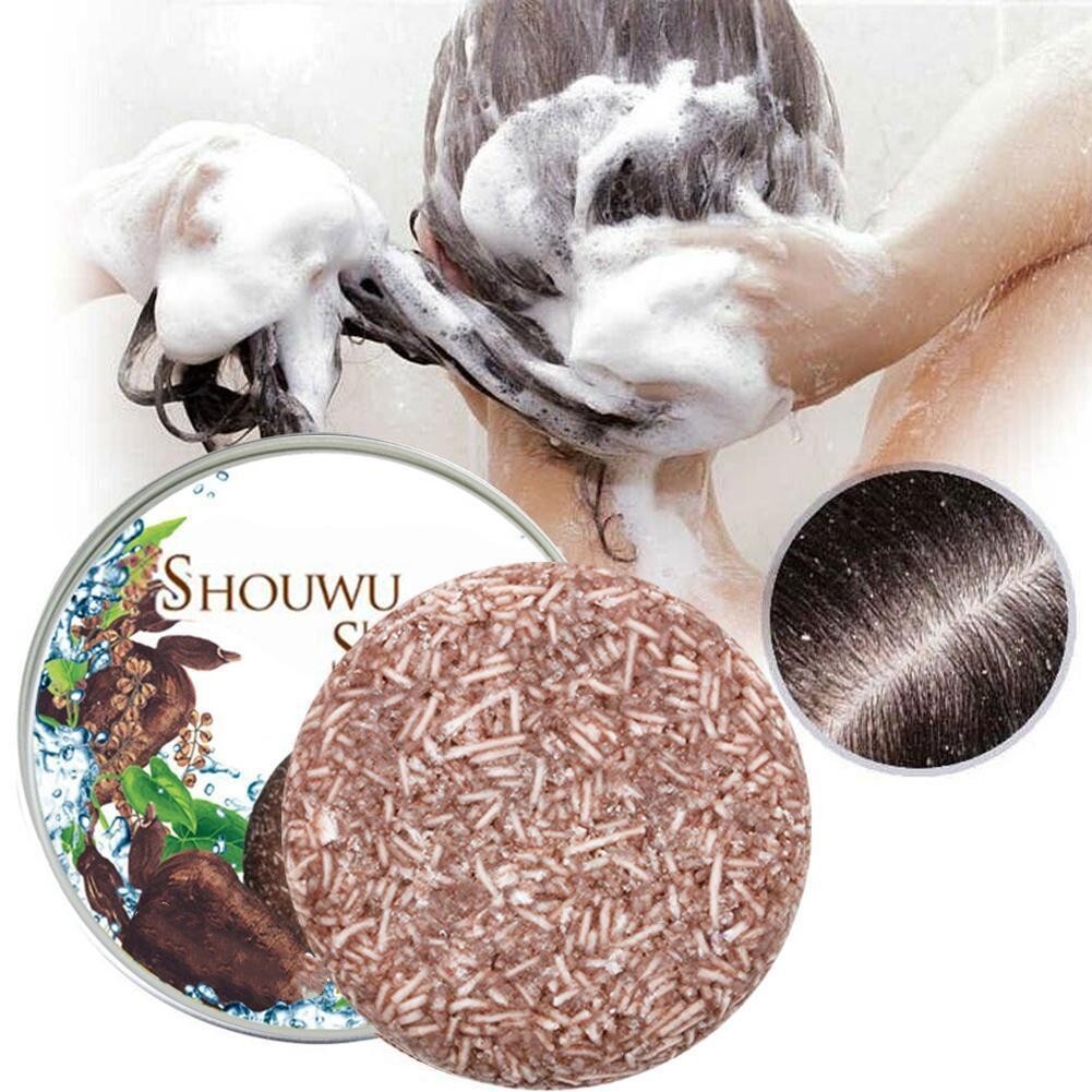 Grey Hair Shampoo Bar for Natural Darkening – 55g, USA Stock