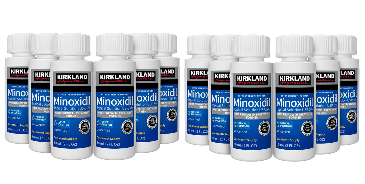 NEW Kirkland Hair Regrowth Treatment for Men 5% Minoxidil 12-Month