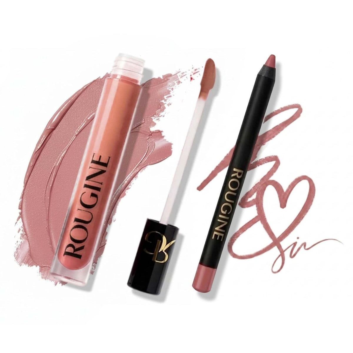 Lip Gloss and Lip Liner Set for Women - Daddy's Girl 1.4 Fl Oz