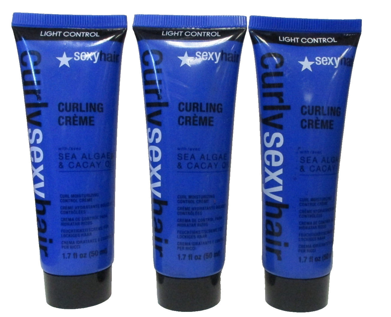 Curl Enhancing Curling Cream 1.7 oz Travel Size Pack of 3 - Moisturizes & Defines Curls