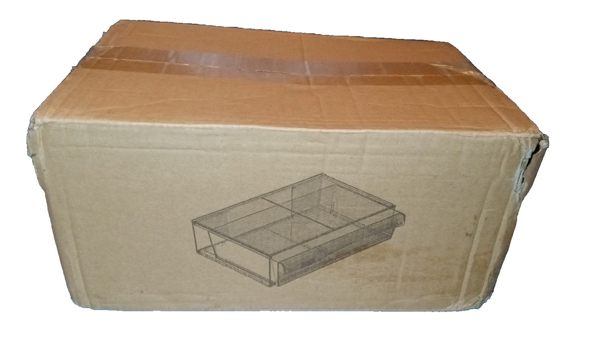Stackable Clear Plastic Makeup Organizer Drawer Set with Handles 2 Pack