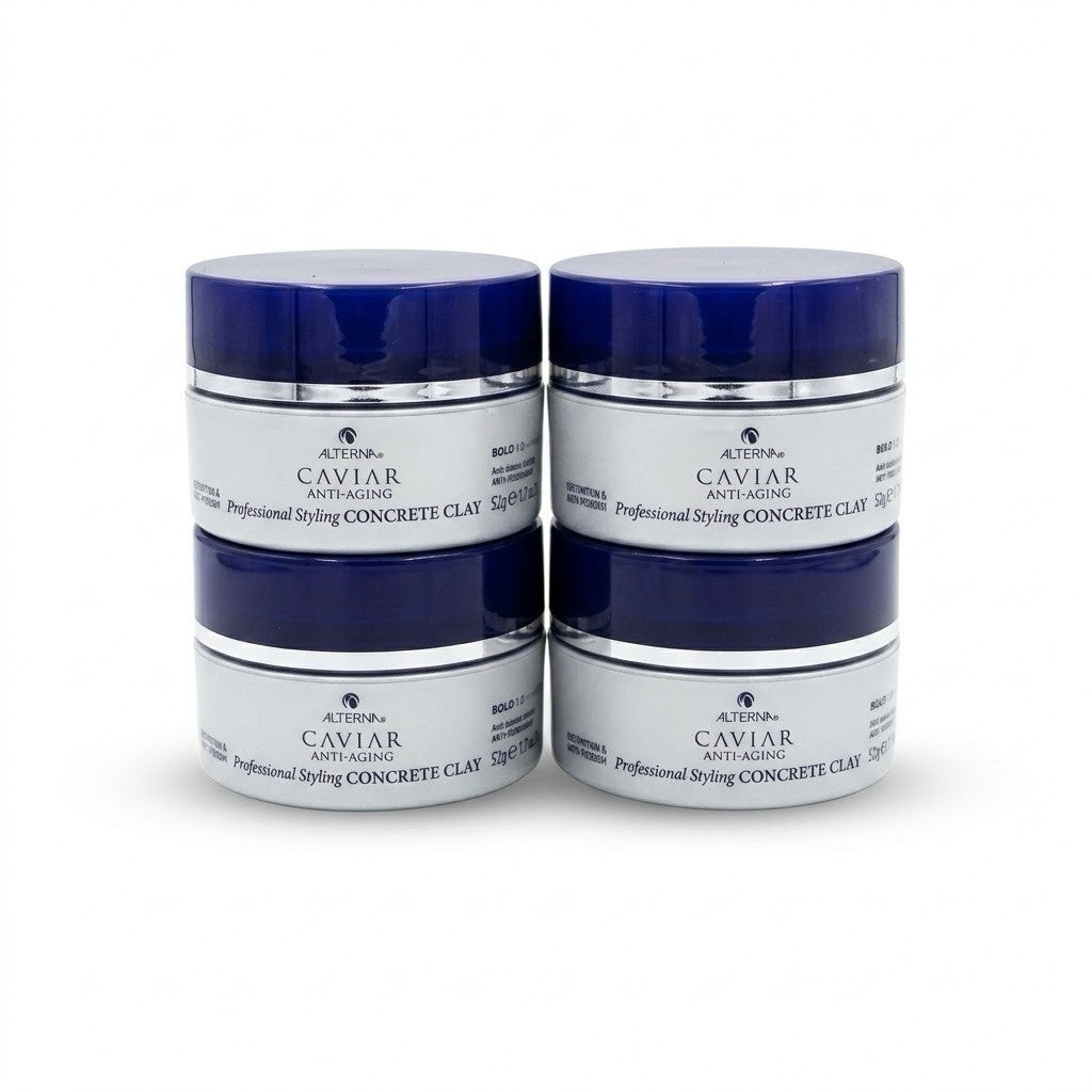 Alterna Caviar Concrete Clay Hair Styling Cream - 4-Pack