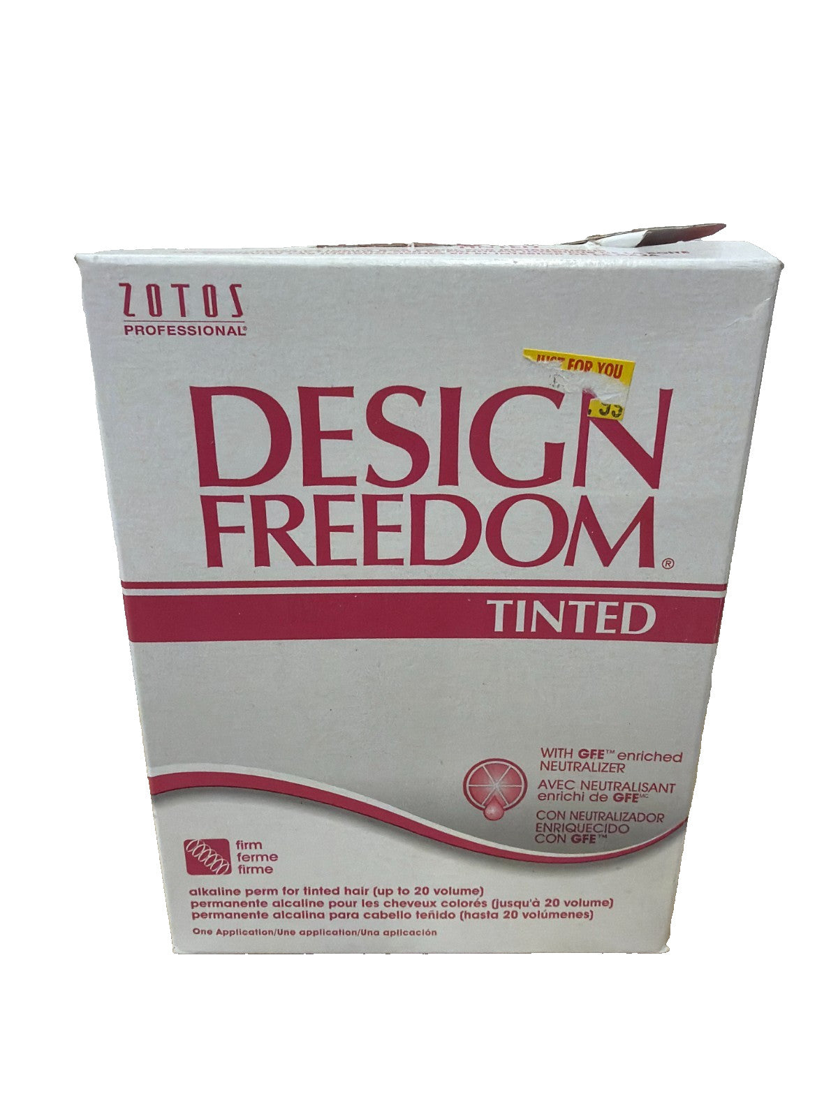 Tinted Hair Perm Kit with Firm Curl & Color-Safe Formula for Tinted Hair