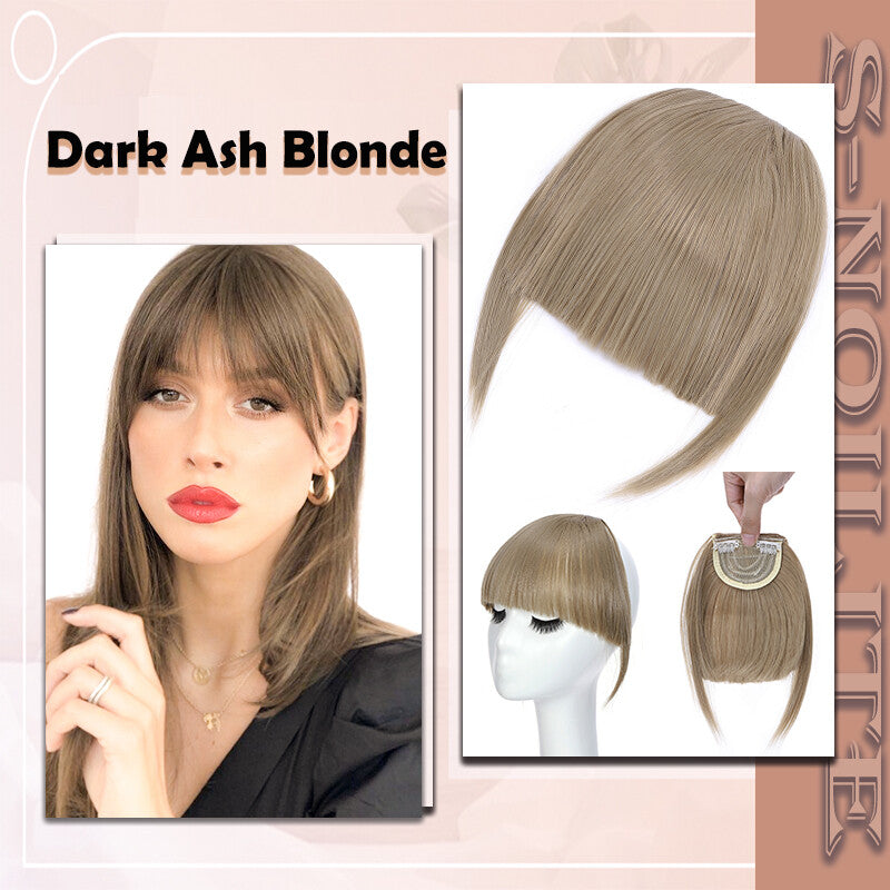 French Style Clip-In Bangs Hair Extensions - 11 Inches Natural Look