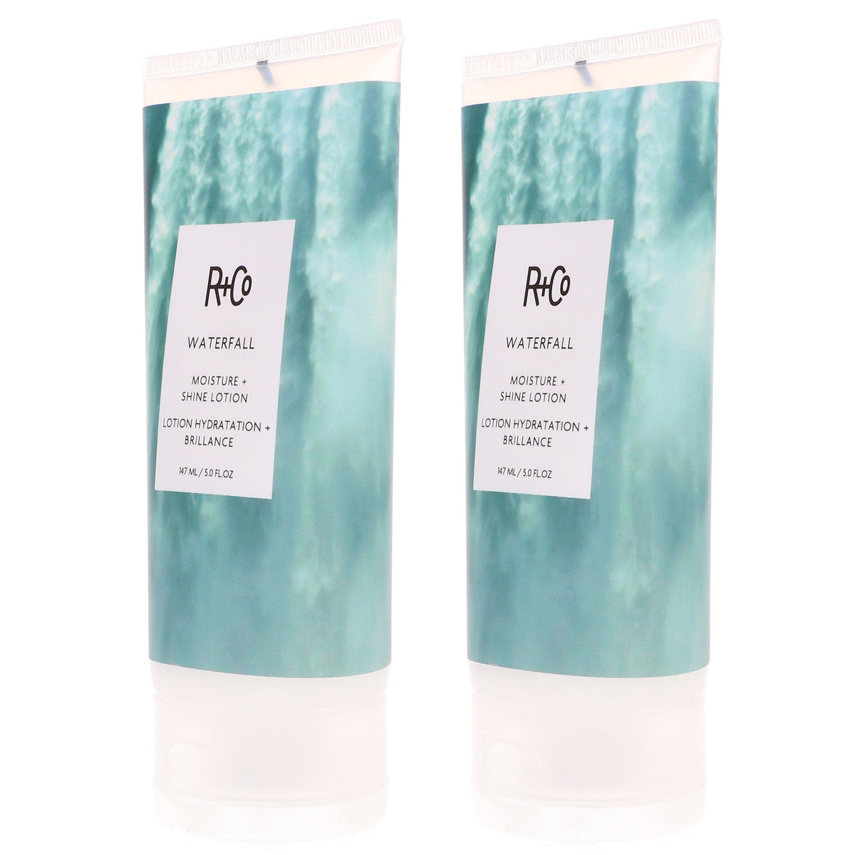 Waterfall Moisture and Shine Hair Lotion 5 oz 2 Pack - Soft, Glossy Finish