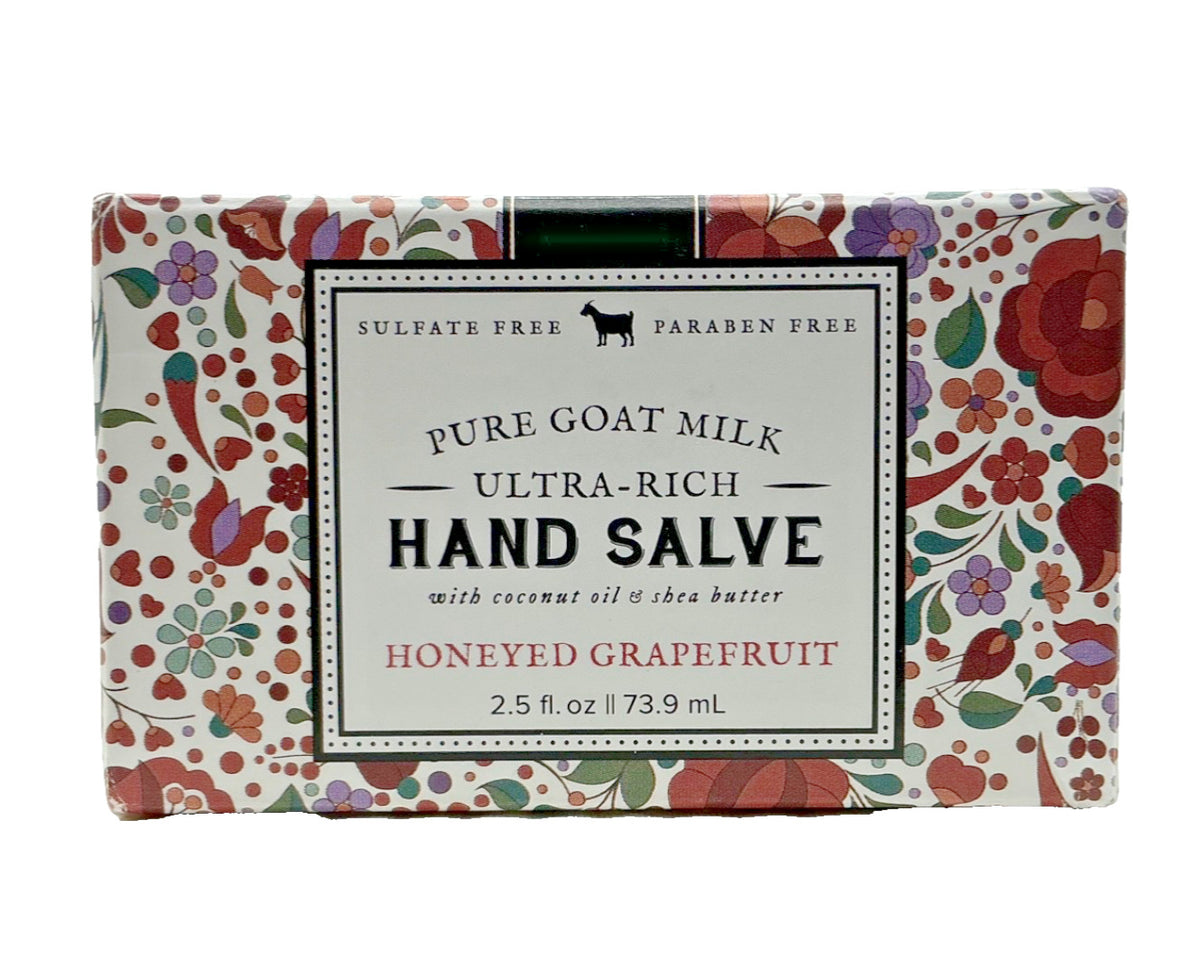 Honeyed Grapefruit Hand Salve with Goat Milk & Shea Butter - 2 Pack, 2.5oz