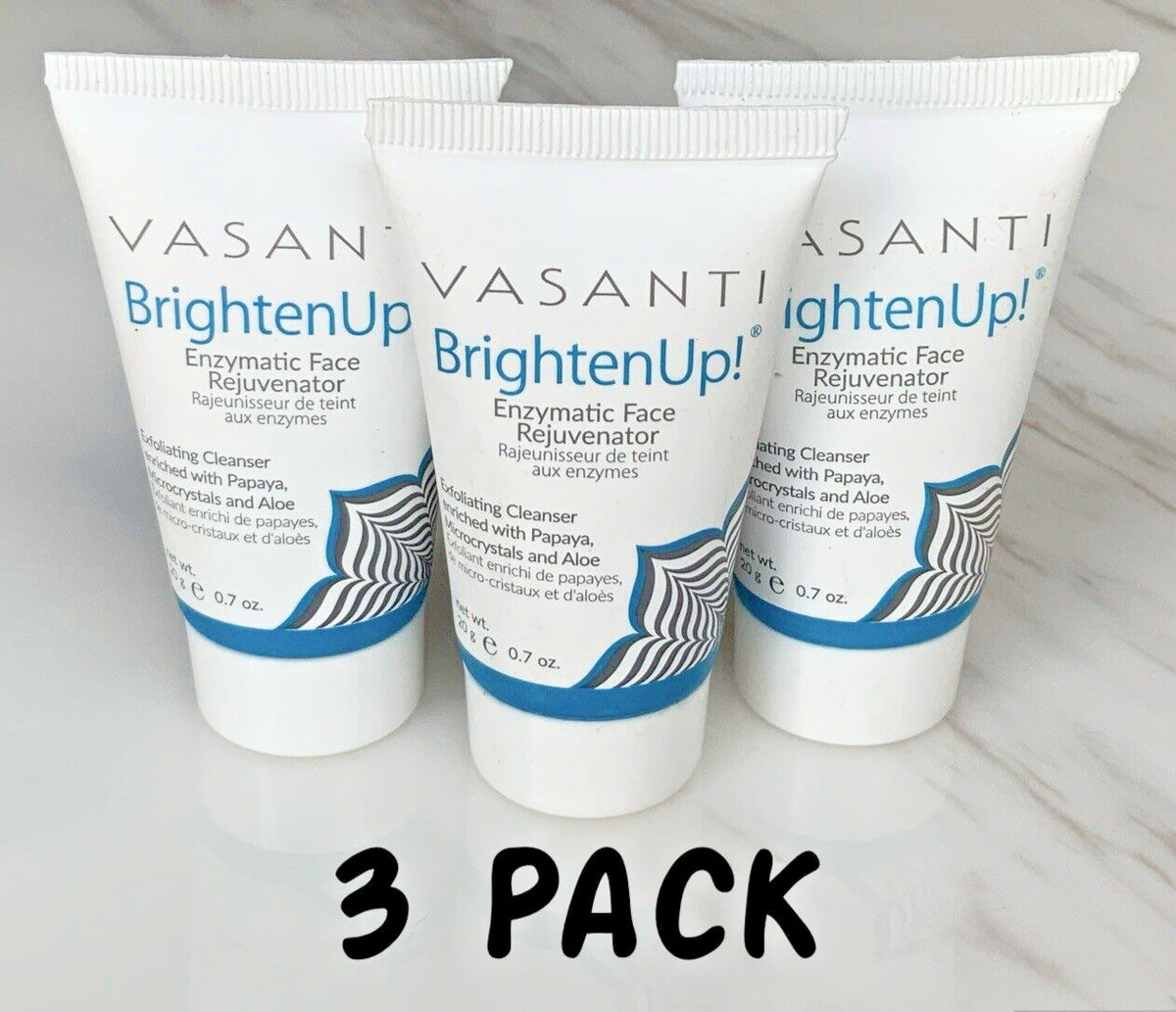 Vasanti Brighten Up! Enzymatic Face Rejuvenator Exfoliating Cleanser