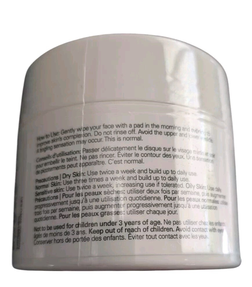 Detox Pads Complexion Brightening Exfoliating 3-Piece Set - 60 Count