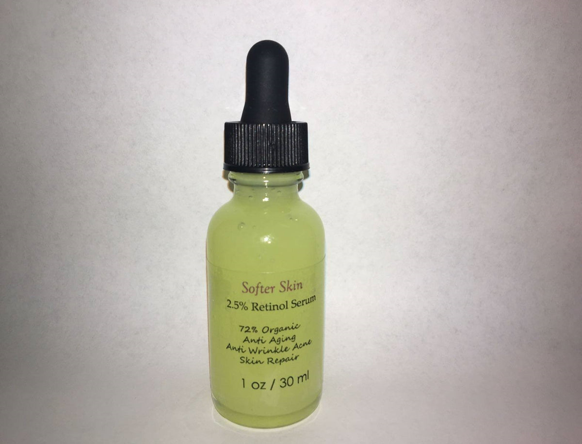 Retinol 2.5% Serum with Hyaluronic Acid - Anti-Aging Skin Treatment