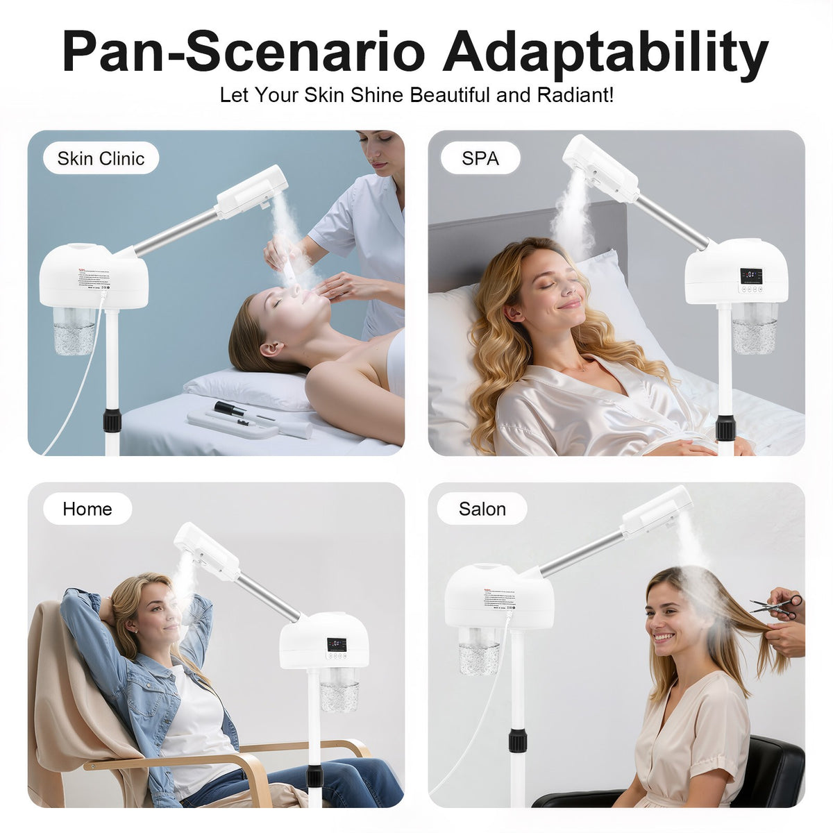 Facial Steamer Spa Hot Ozone Professional Beauty Salon Skin Care