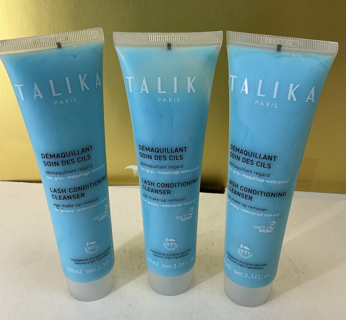 3-Pack Lash Conditioning Cleanser - 100ml Eyelash & Eyelid Safe Makeup Remover