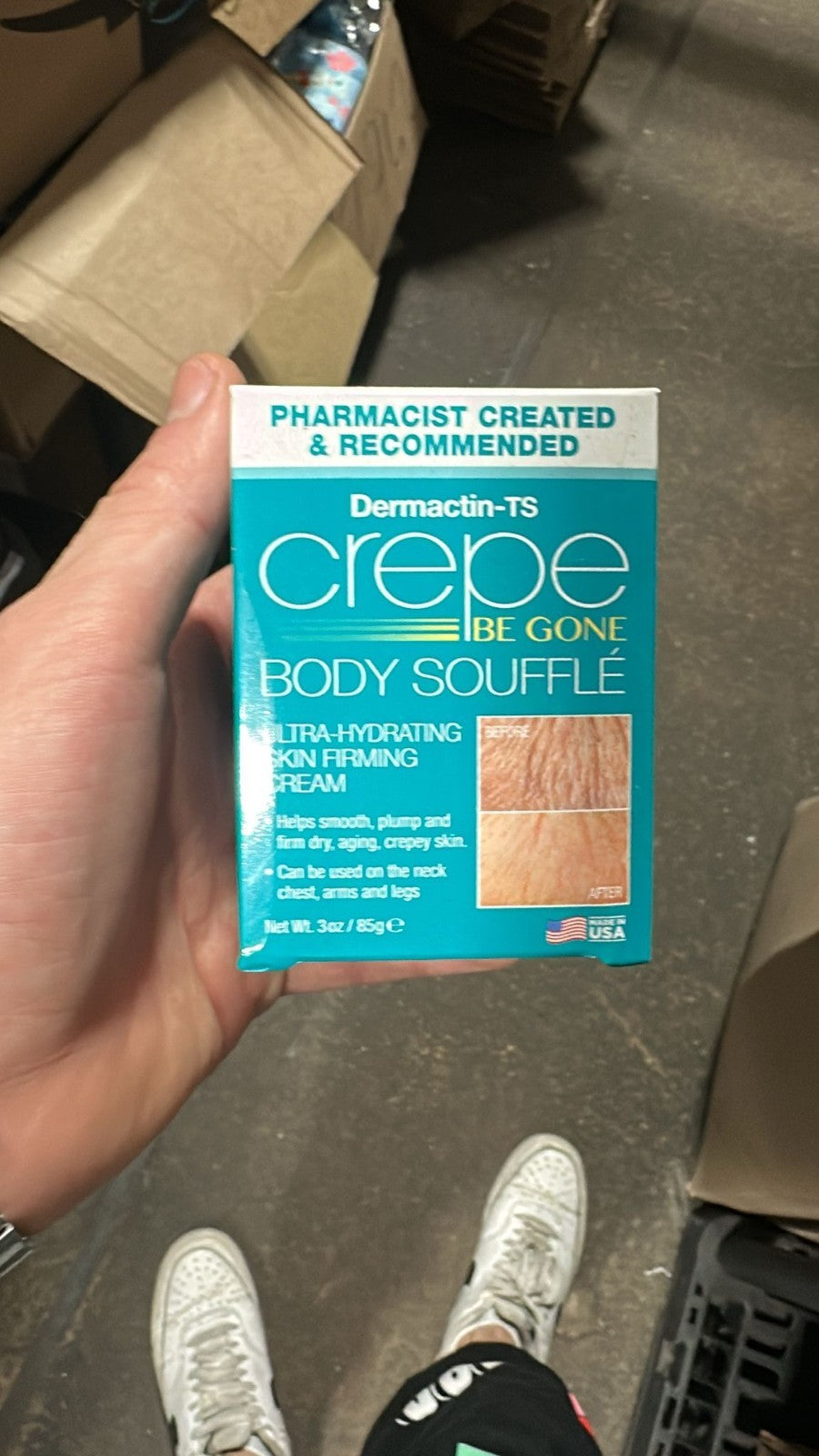 Crepe Be Gone Body Souffle - Classic 3 ounce Ultra Hydrating Skin 2