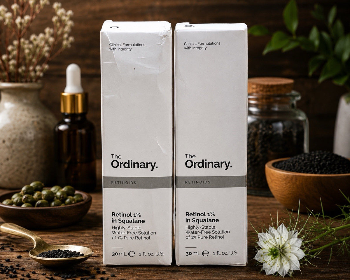 The Ordinary Retinol 1% in Squalane Serum - Anti-Aging Face Treatment, 2 Pack 30mL
