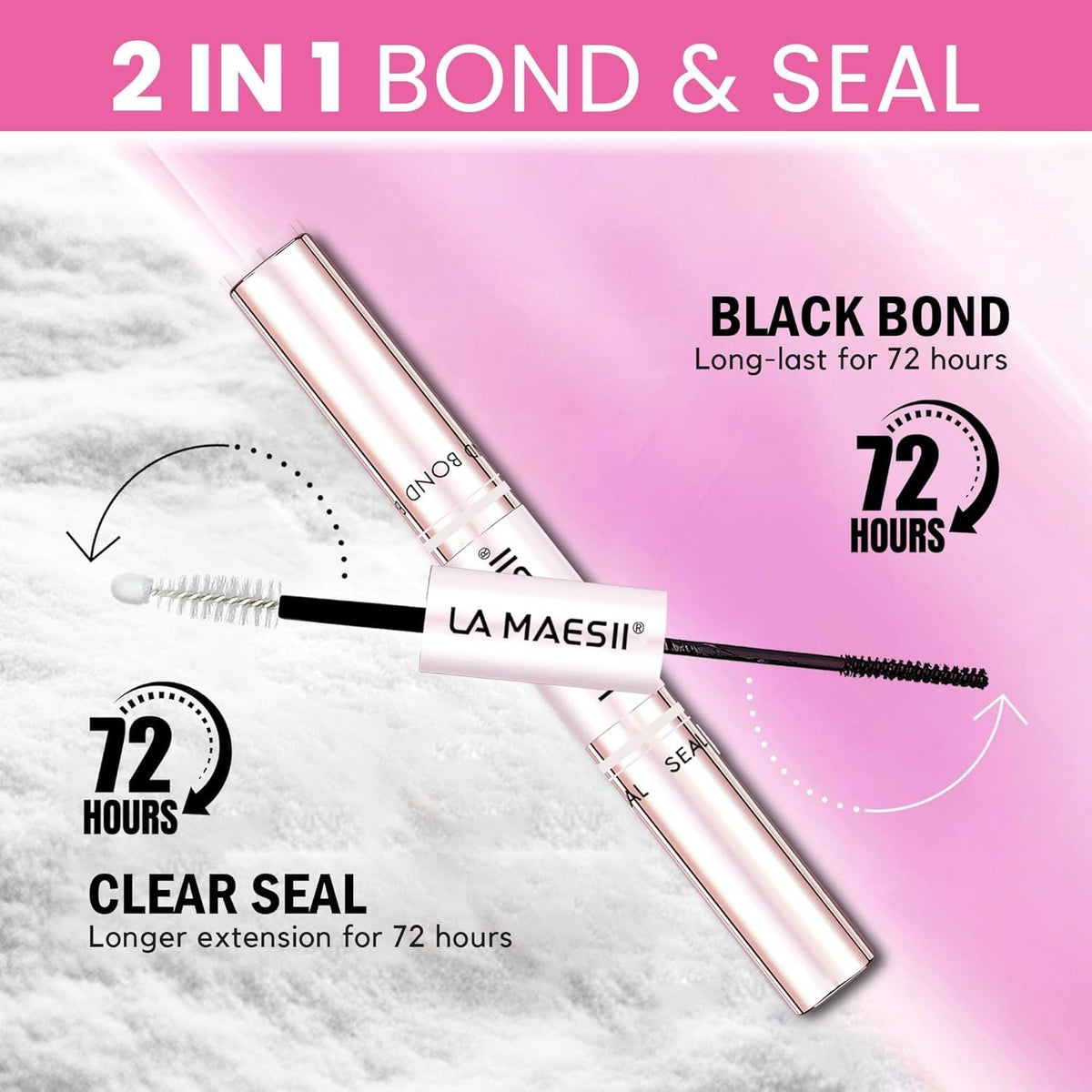 Waterproof Lash Cluster Bond & Seal Glue for Eyelash Extensions - 10m