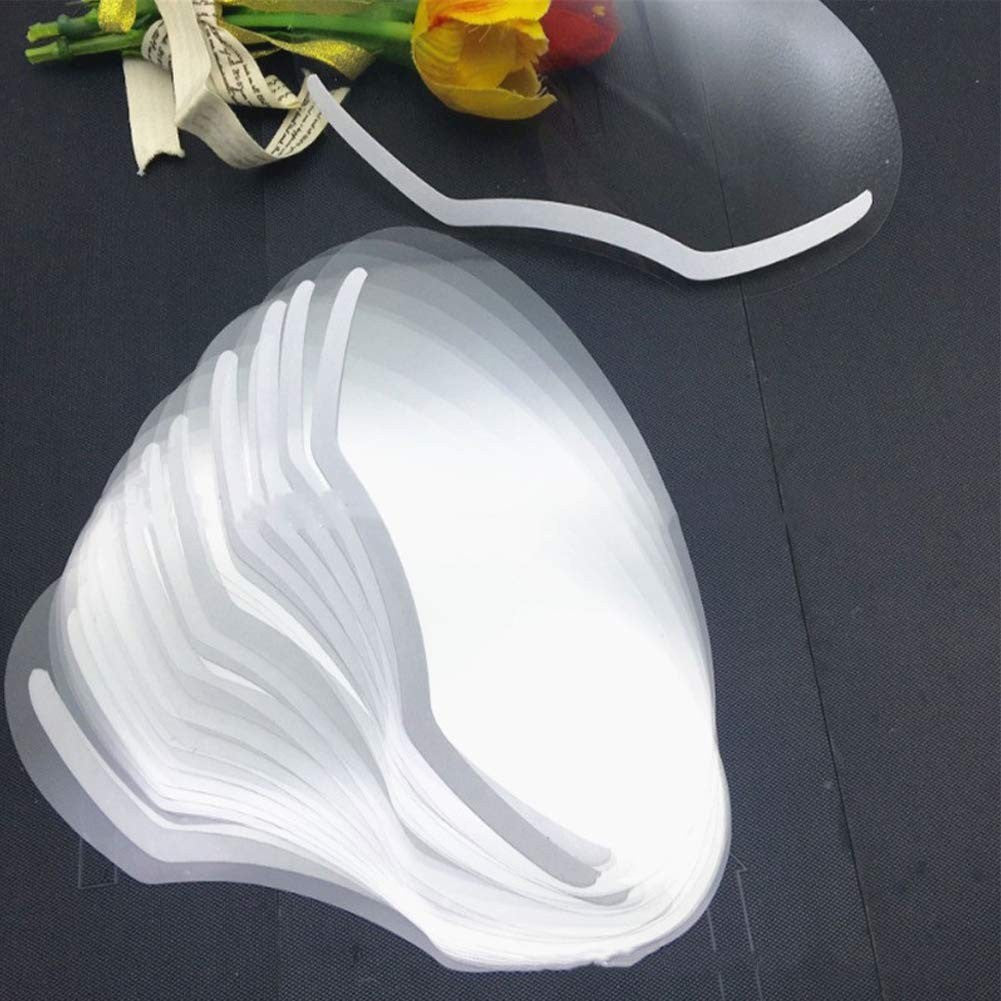 Disposable Face Shields for Microblading Makeup & Shower Protection - 100 Pack