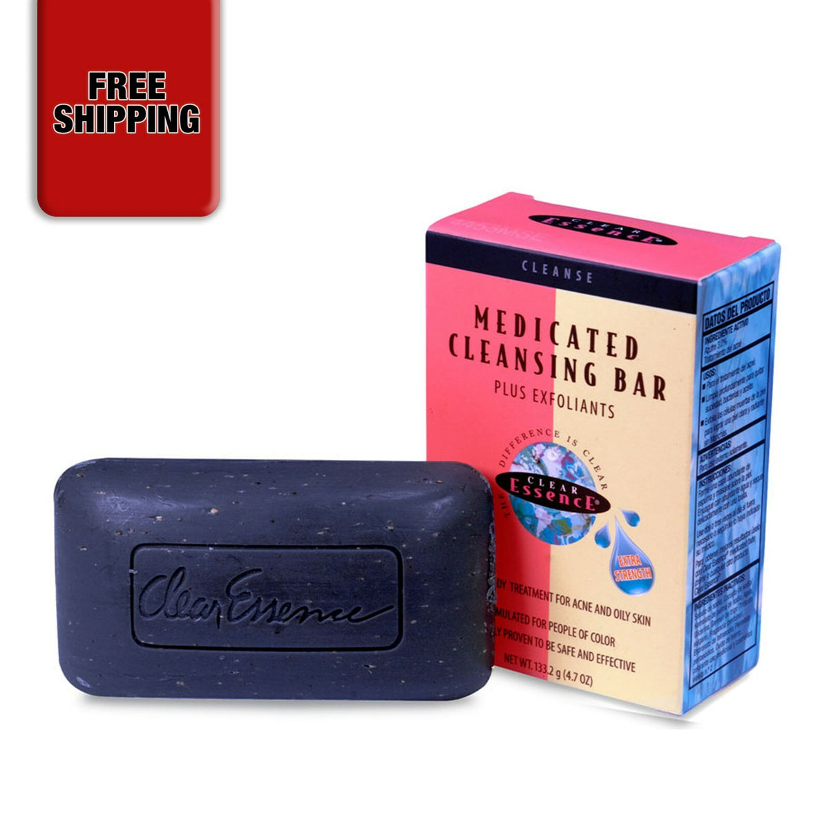 Medicated Cleansing Bar Plus Exfoliants for Acne and Oily Skin - 4.7 oz