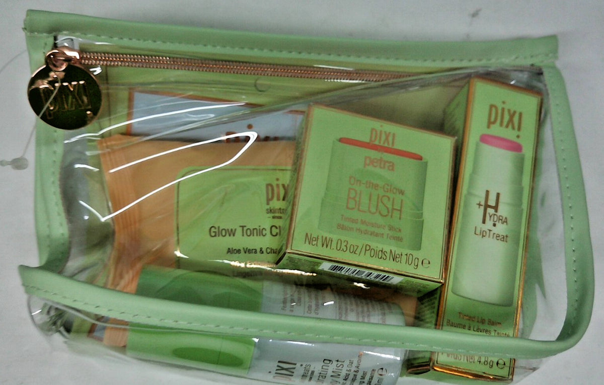 Pixi Glow & Go Skincare Kit - 5 Piece Set, Facial Care