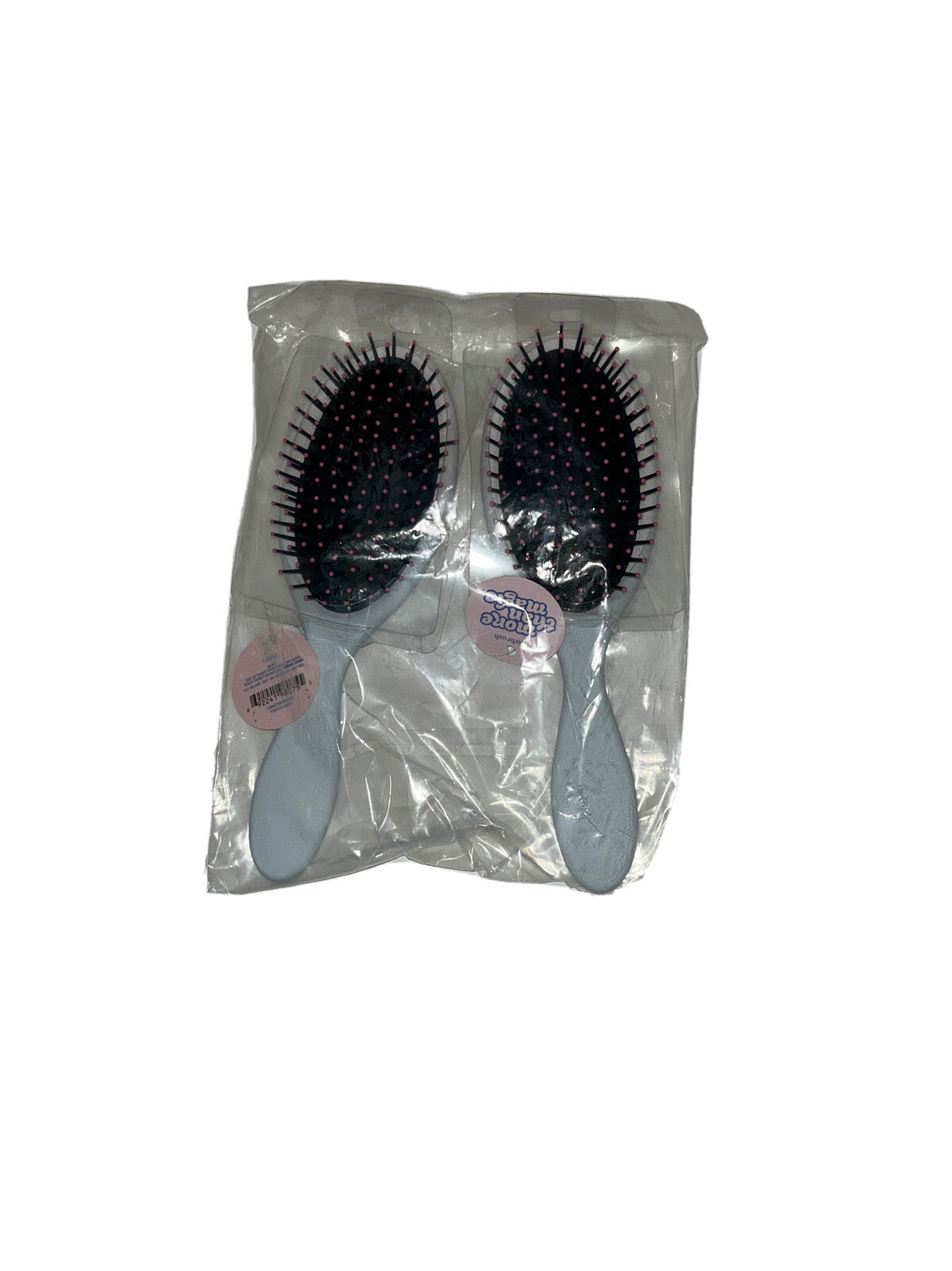 Kids Monogram Hair Brush Set - 2 Pack for Gentle Hair Care