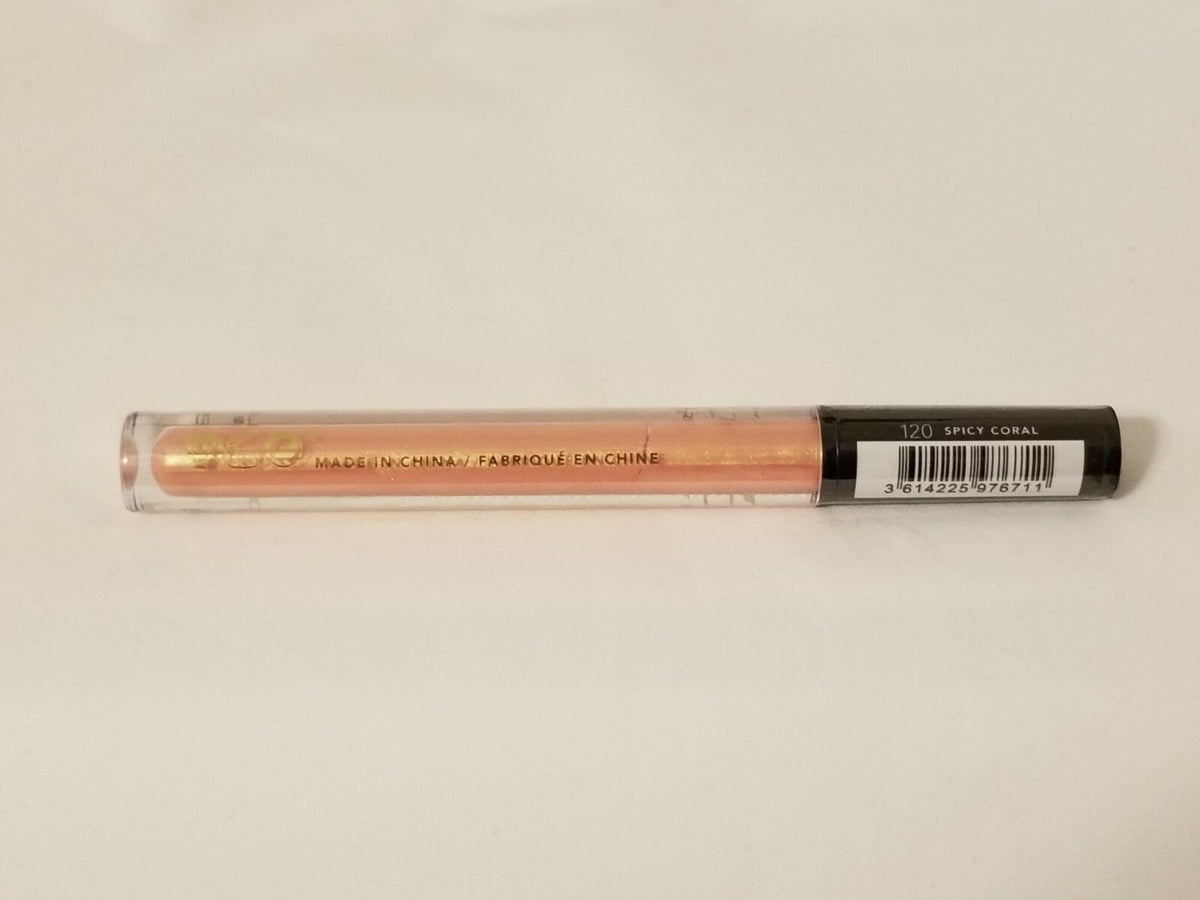 Lip Gloss Metallic Lip Alloy 120 Spicy Coral - Rimmel London