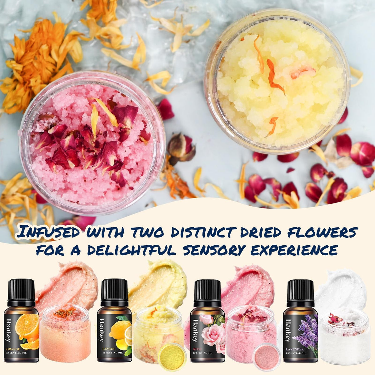 TSVATE Body Scrub Making Kit- Make Your Own Salt 1 Fl Oz (Pack of 1),