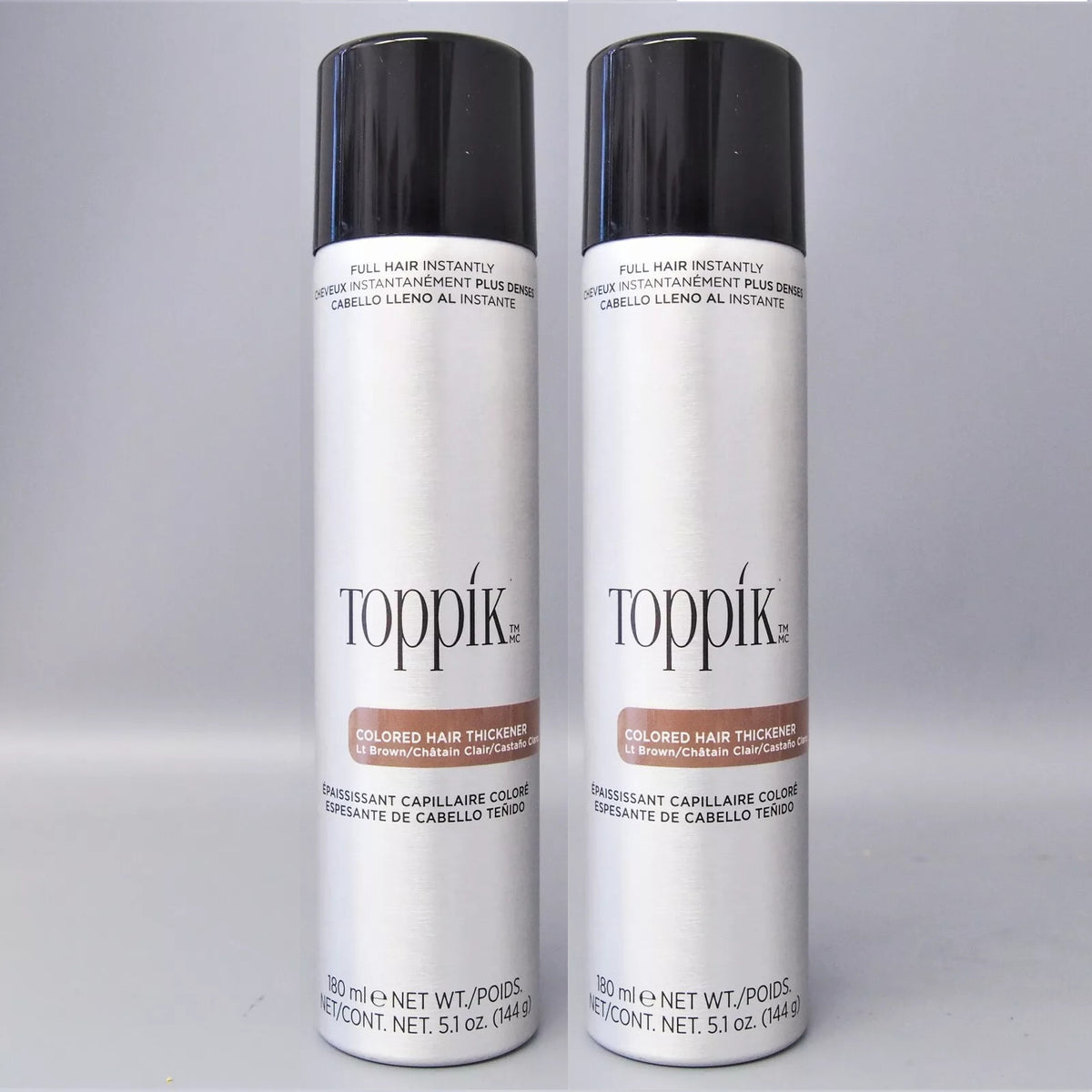 Hair Thickener Spray 5.1oz Light Brown - 2 Pack