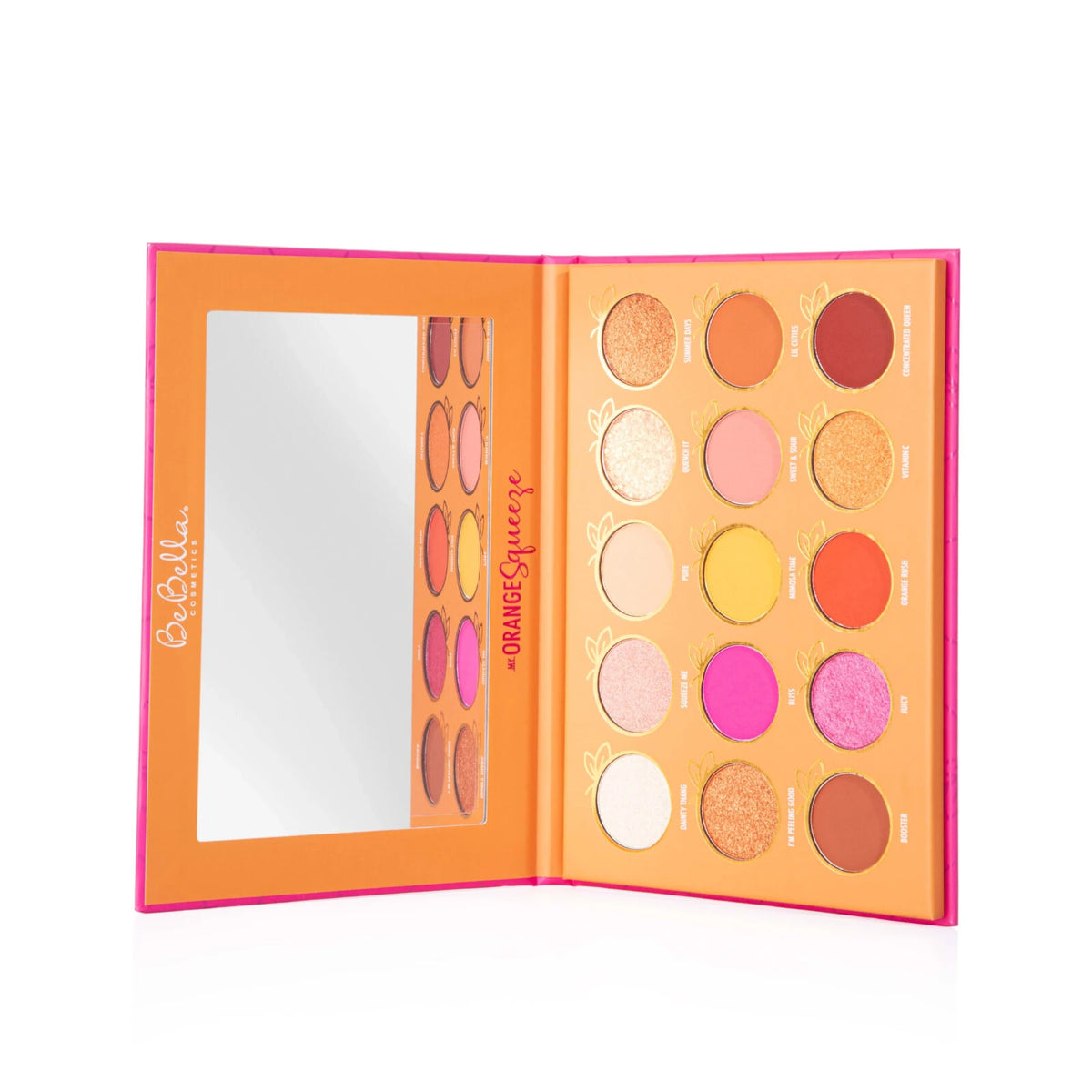 Orange Eyeshadow Palette with 15 Shades - Vibrant Eye Makeup Set