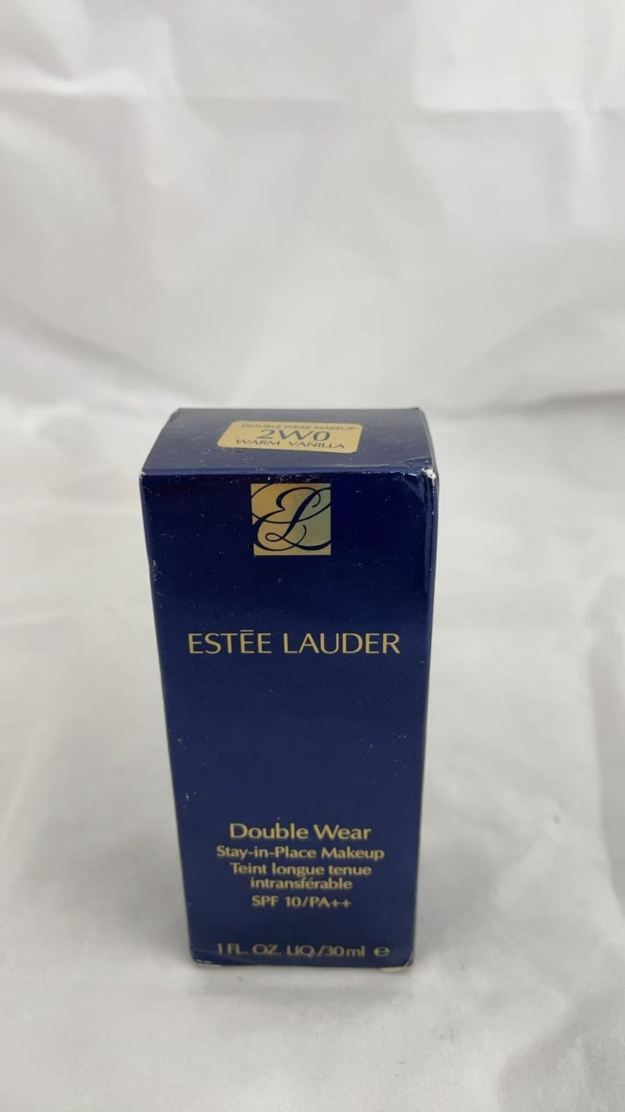 Estée Lauder Double Wear Foundation 2W0 Warm Vanilla 1oz SPF 10 - Natural Matte Finish, Medium-to-Full Coverage, Waterproof & Long Wear