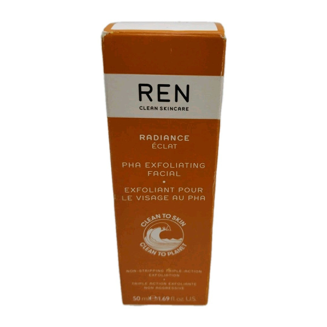 REN Radiance PHA Exfoliating Facial, 1.69 fl. oz. (50 mL) New In Box