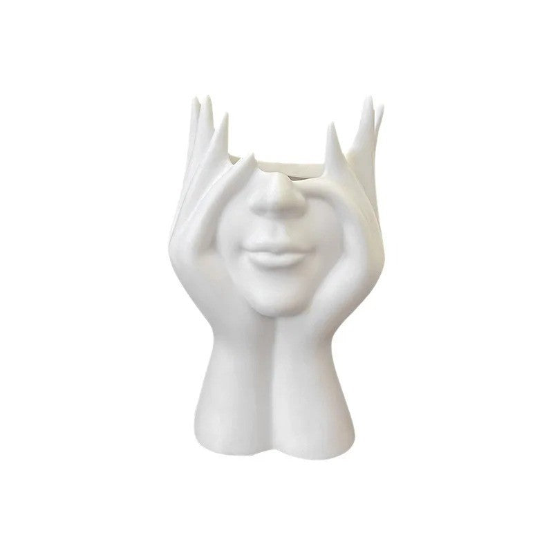 Multifunctional Human Body Art Pen Holder Makeup Brush Organizer for Desk or Office