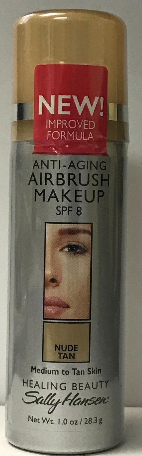 2 Pack Anti-Aging Face Makeup Airbrush Nude Tan 1 oz - Collectible