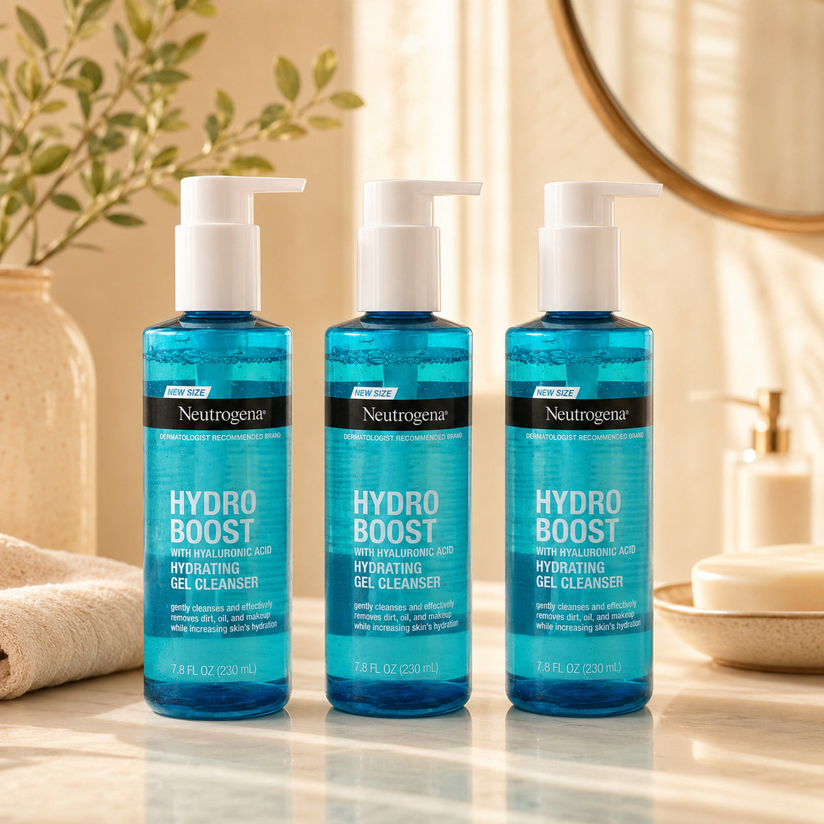 Hydro Boost Gel Cleanser Multi-Pack - Face Wash for All Skin Types