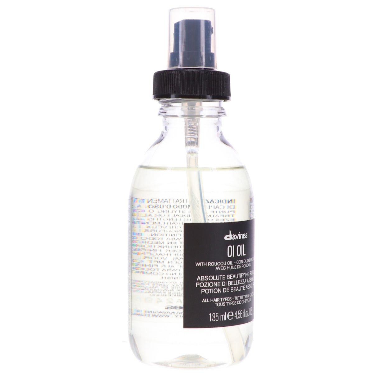 Davines OI Hair Oil 4.56 oz - Nourishing Light Styling Treatment for Dry & Frizzy Hair