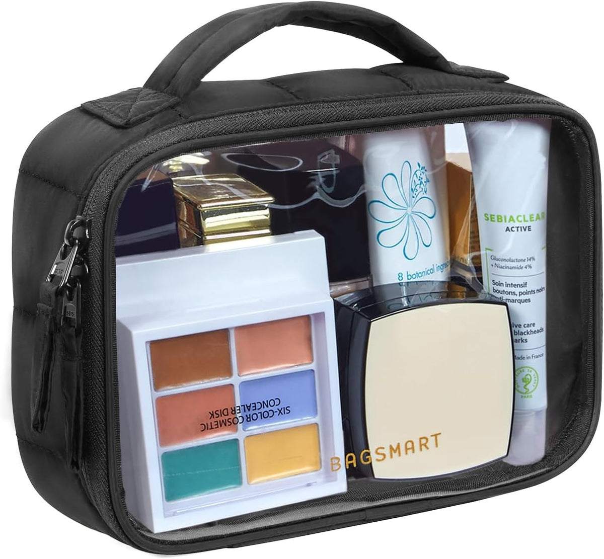 Puffy Clear TSA-Approved Toiletry Bag - Waterproof Travel Makeup Organizer