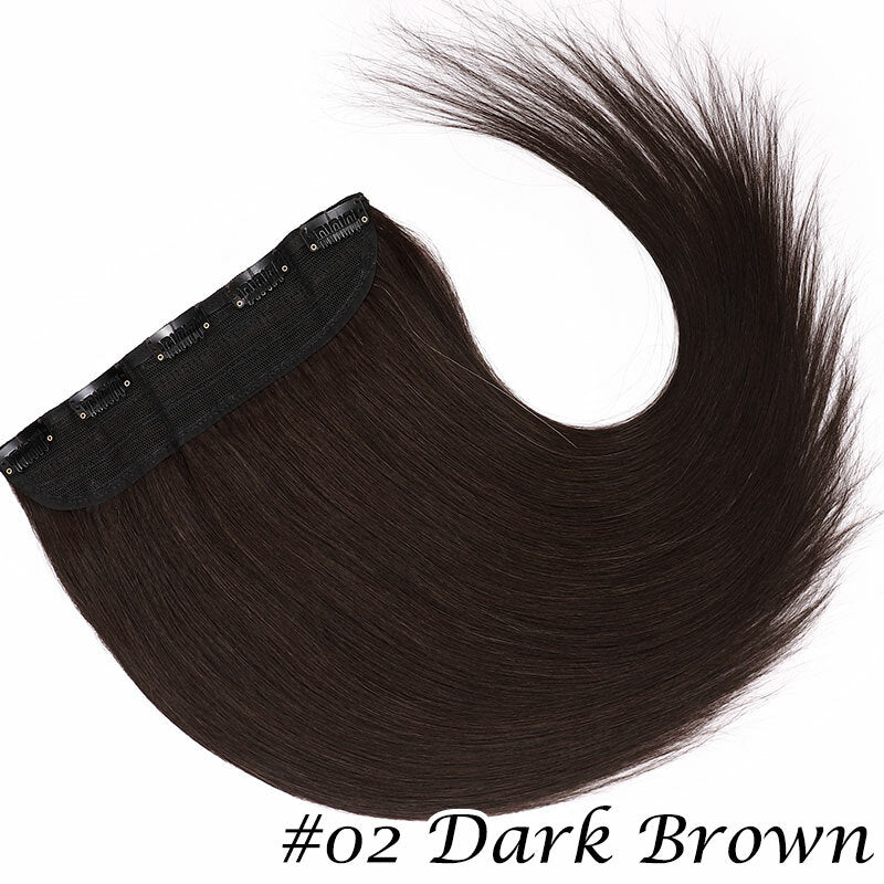Remy Human Hair Extensions Clip-In Full Head Set - Natural & Highlight Colors
