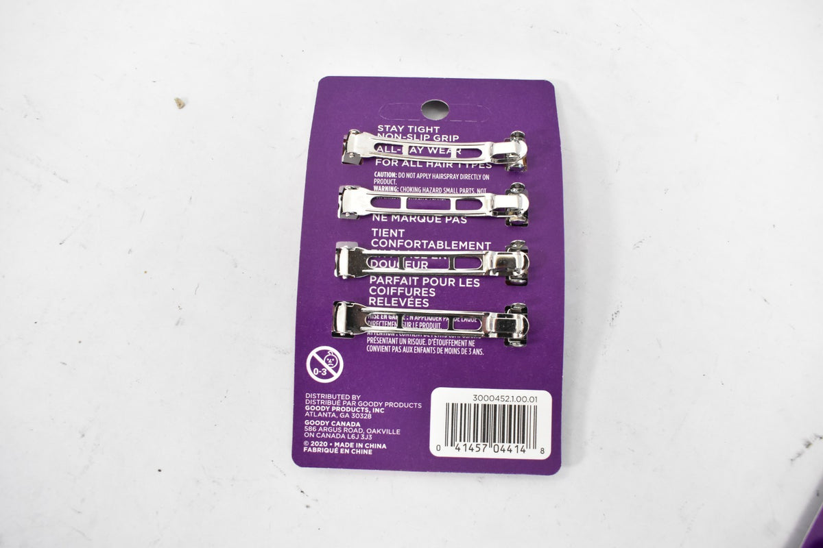 Goody Barrettes Stay Tight 04414 4/Pack 12 Total Assorted