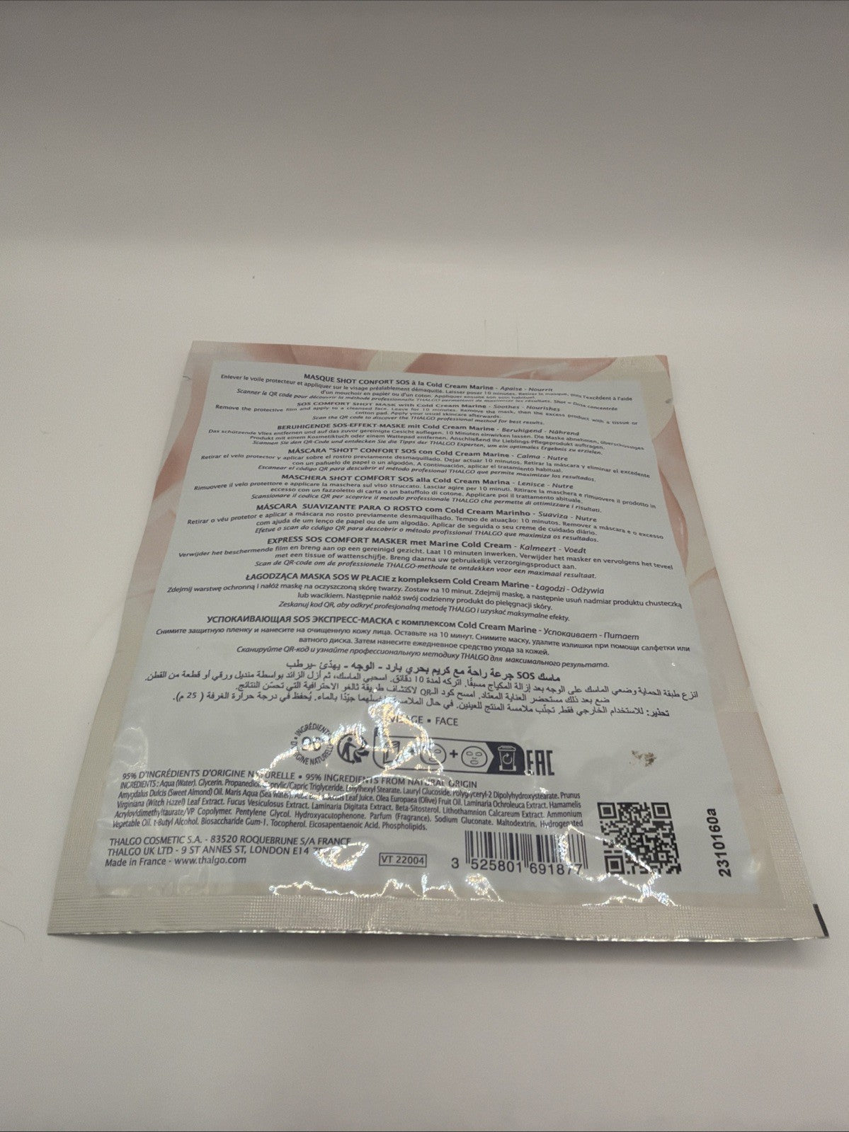 Thalgo Masque Shot Comfort Mask 0.68oz