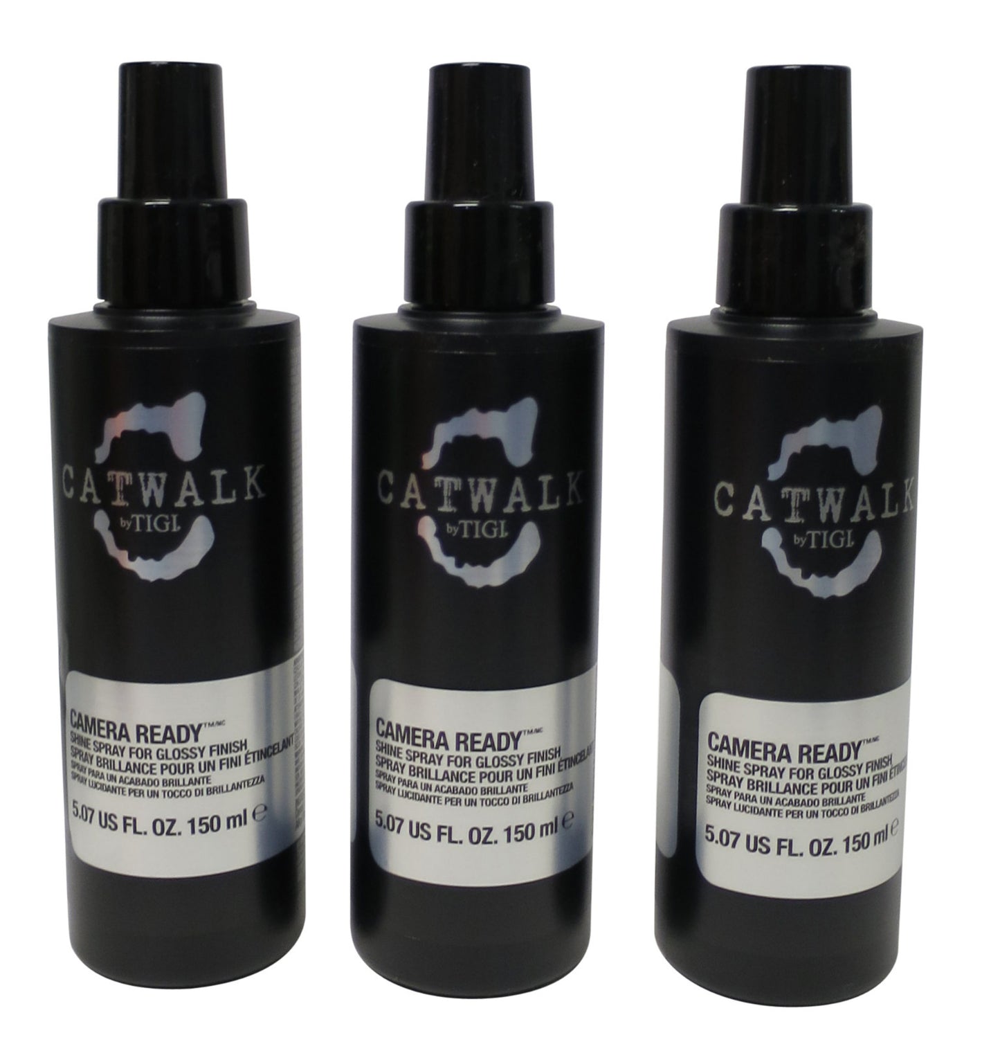 Hair Shine Spray - Lightweight Gloss Finish for Frizz Control 3 Pack