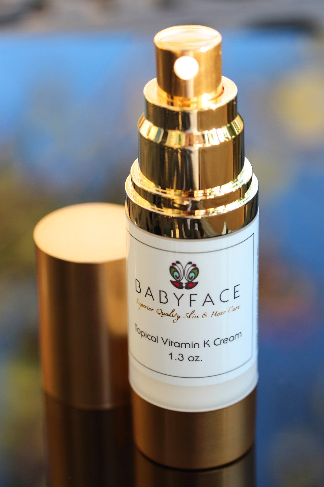 Vitamin K Eye Cream for Dark Circles Bruises & Redness - Face Skin Care