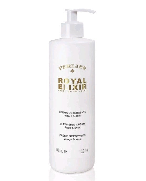 Royal Elixir Facial & Eye Cleansing Cream - Jumbo 16.9 oz, Nourishing & Gentle