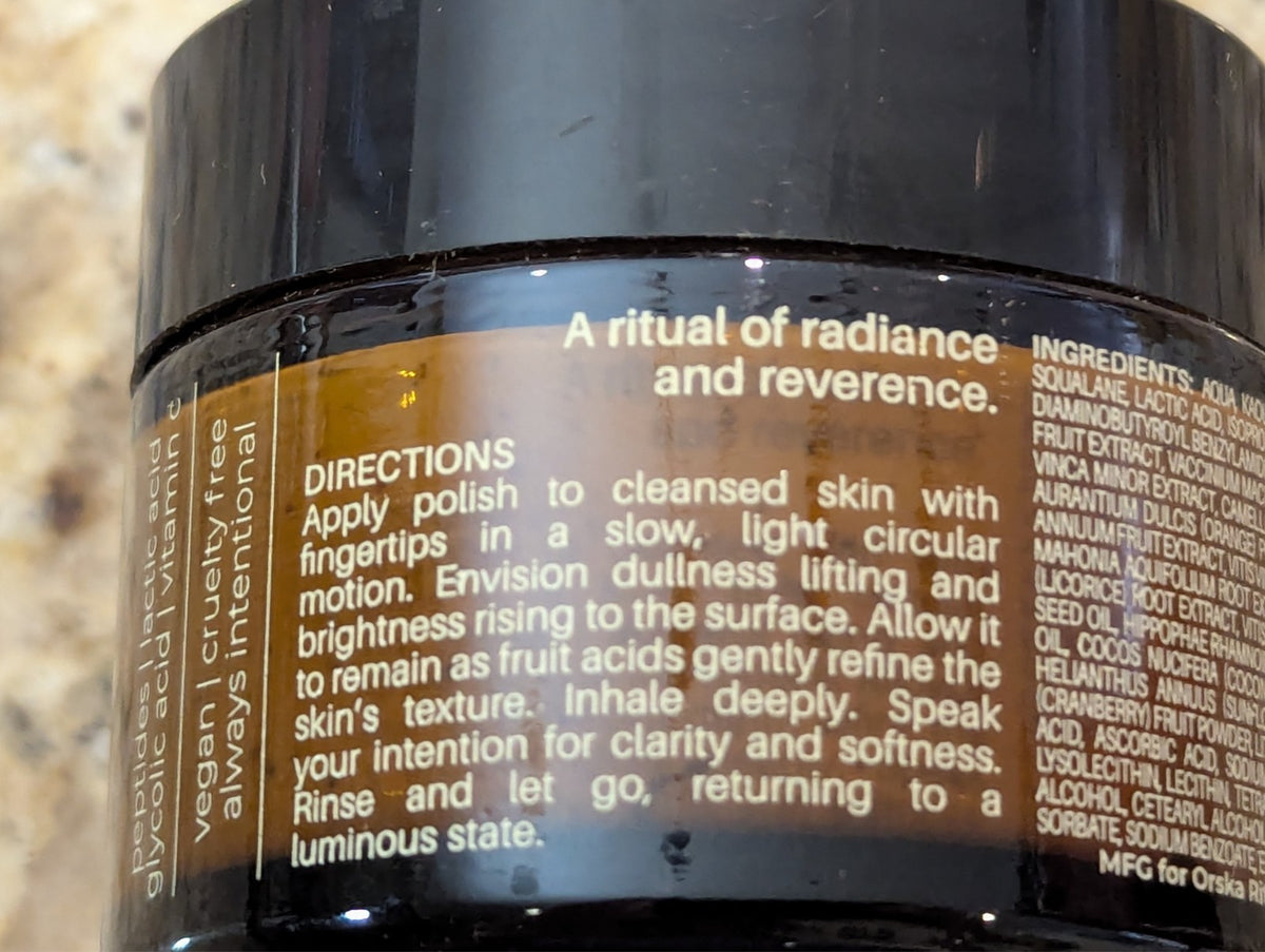 Glow of the Gods Face Polish - Brighten & Renew 1.7 oz