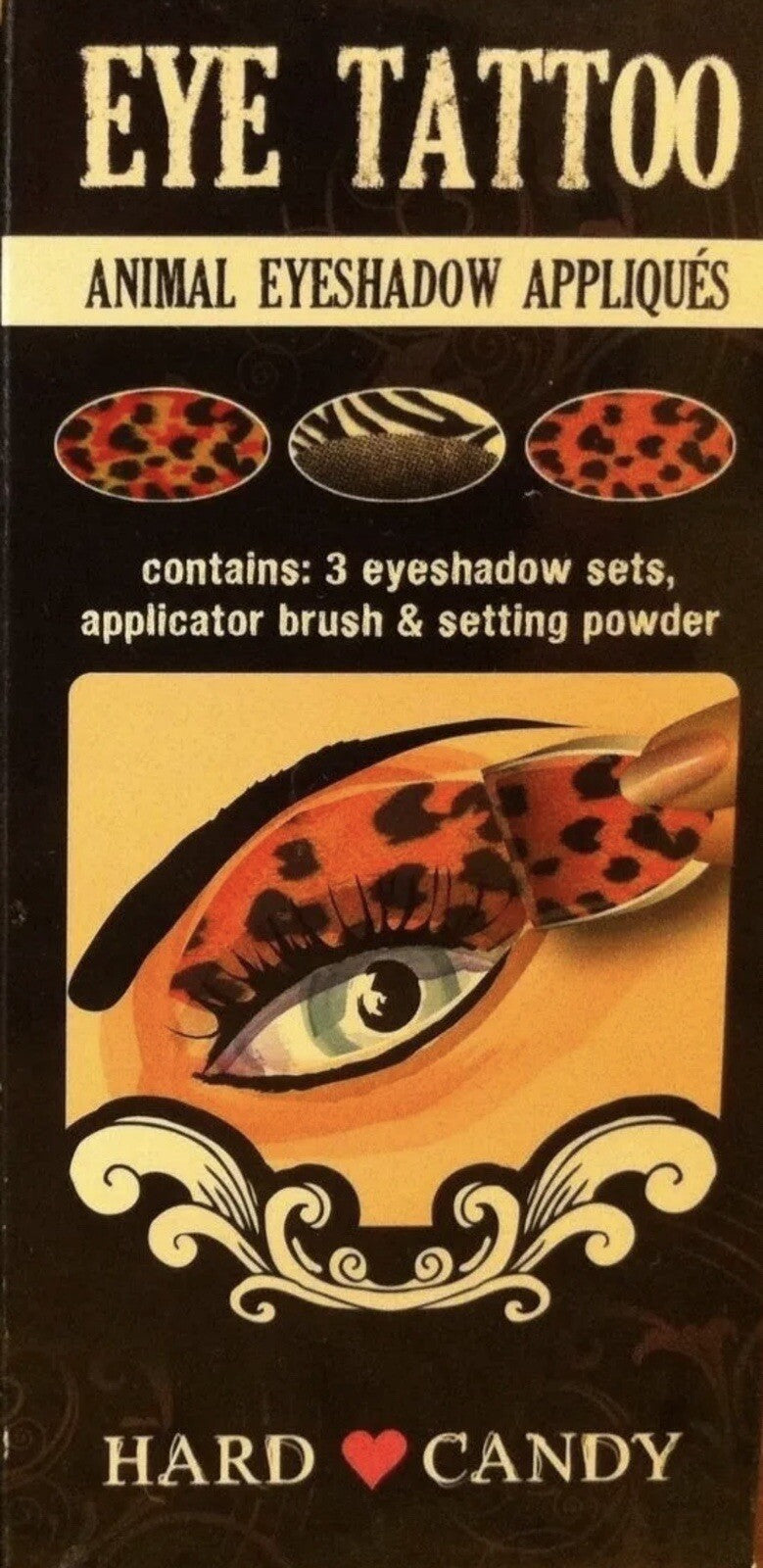 Animal Print Eye Shadow Appliques - 3 Looks Makeup Kit