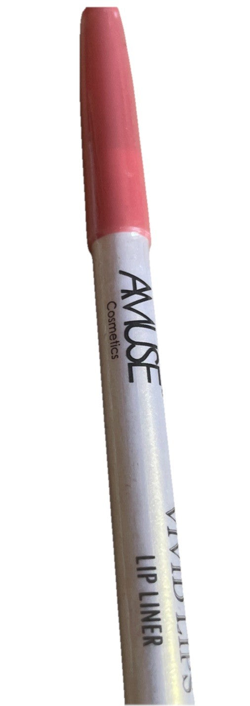 Vivid Lips Lip Liner Pencil Full Size Coral Kiss - Long-Lasting Lip Definition