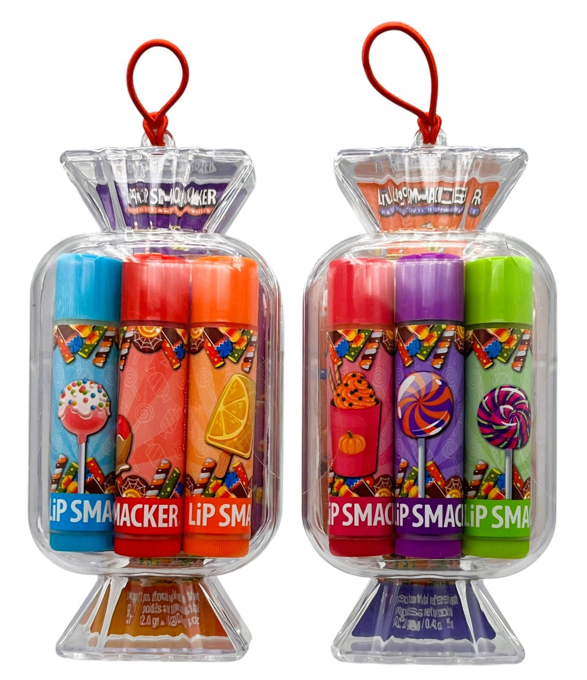 Candy Flavored Lip Balm Set - 6 Delicious Holiday Flavors Moisturizing Gloss