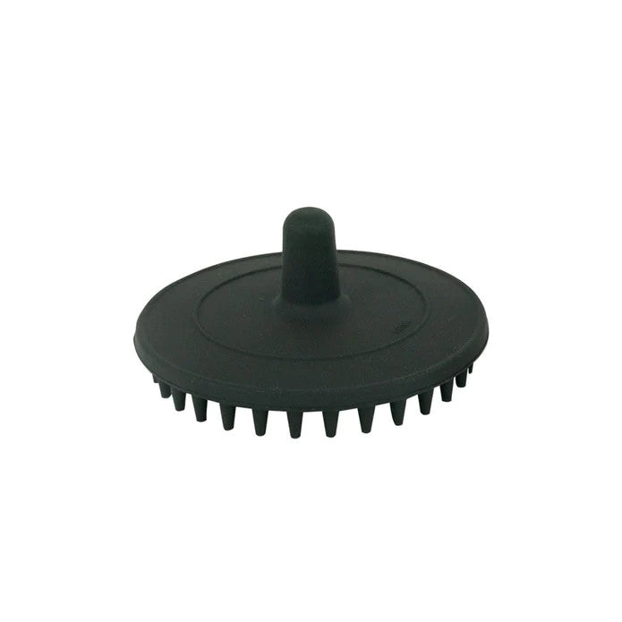 Flexible Silicone Scalp Brush for Hair Washing & Massage - Black
