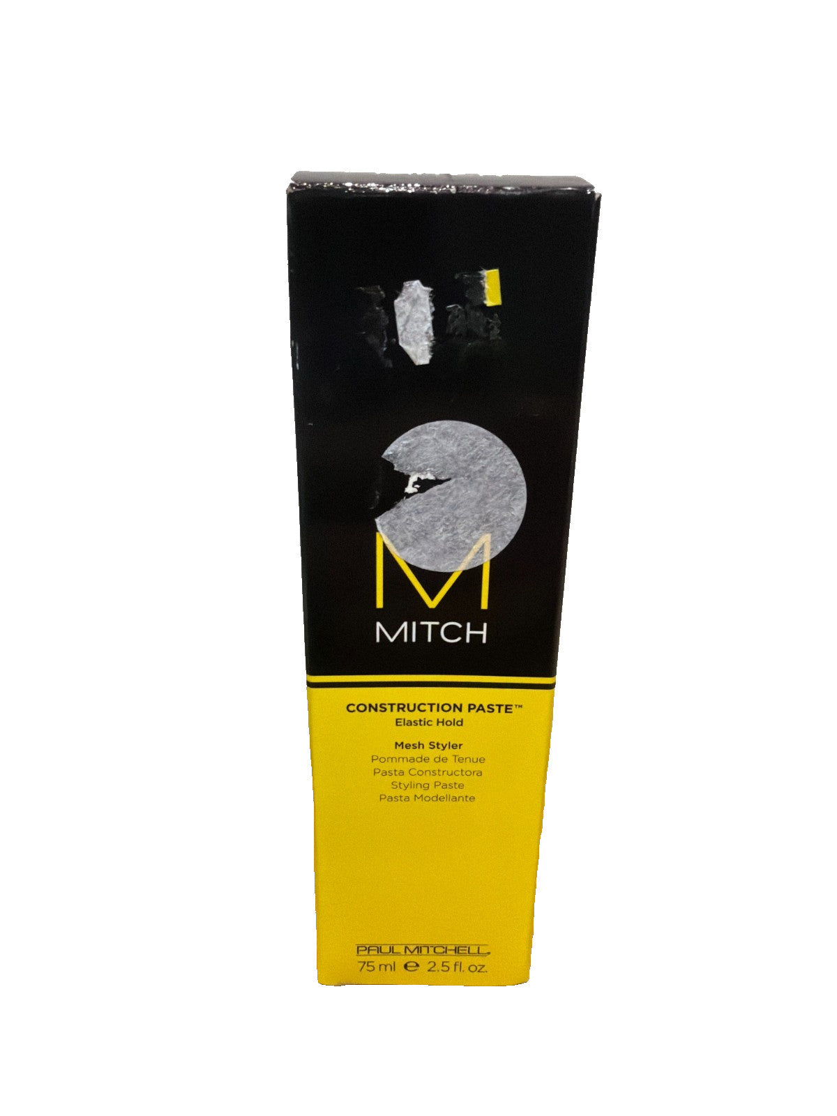 Elastic Hold Styling Paste for Hair - Texture & Reworkable Finish - 2.5 oz