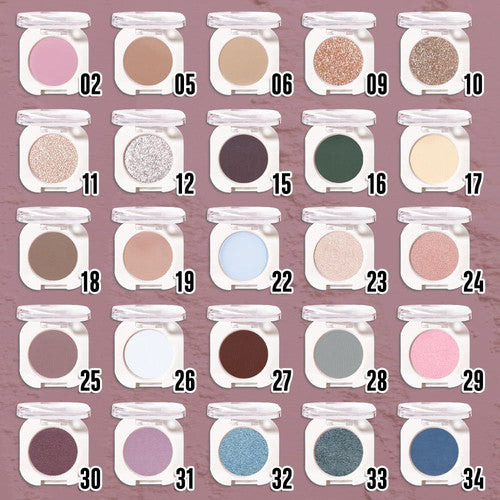 Matte Eyeshadow Palette - Mauve Taupe Brownish Purple, Long-Lasting Waterproof & Crease-Proof, 0.04oz