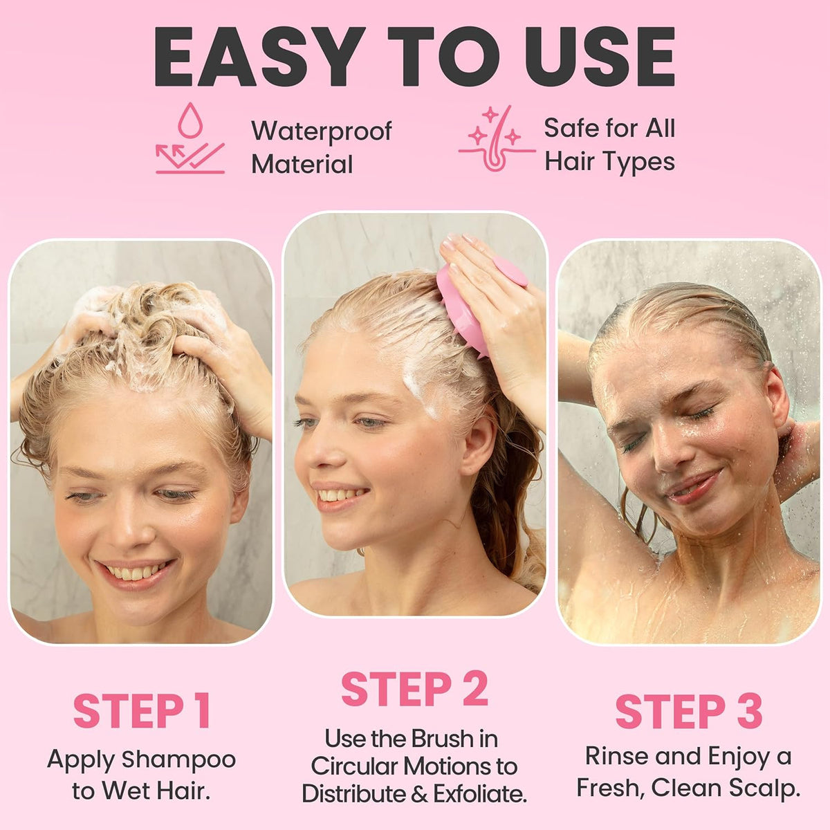 Scalp Massager Hair Growth – Exfoliator & Scrubber for Scalp, Soft